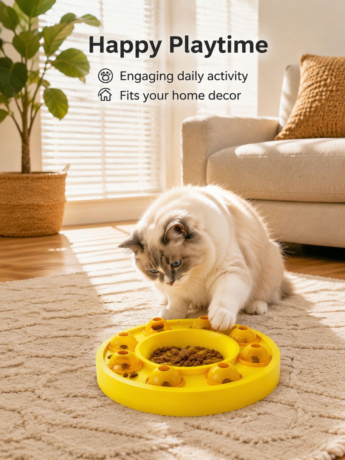 Cat Puzzle Feeding Toy