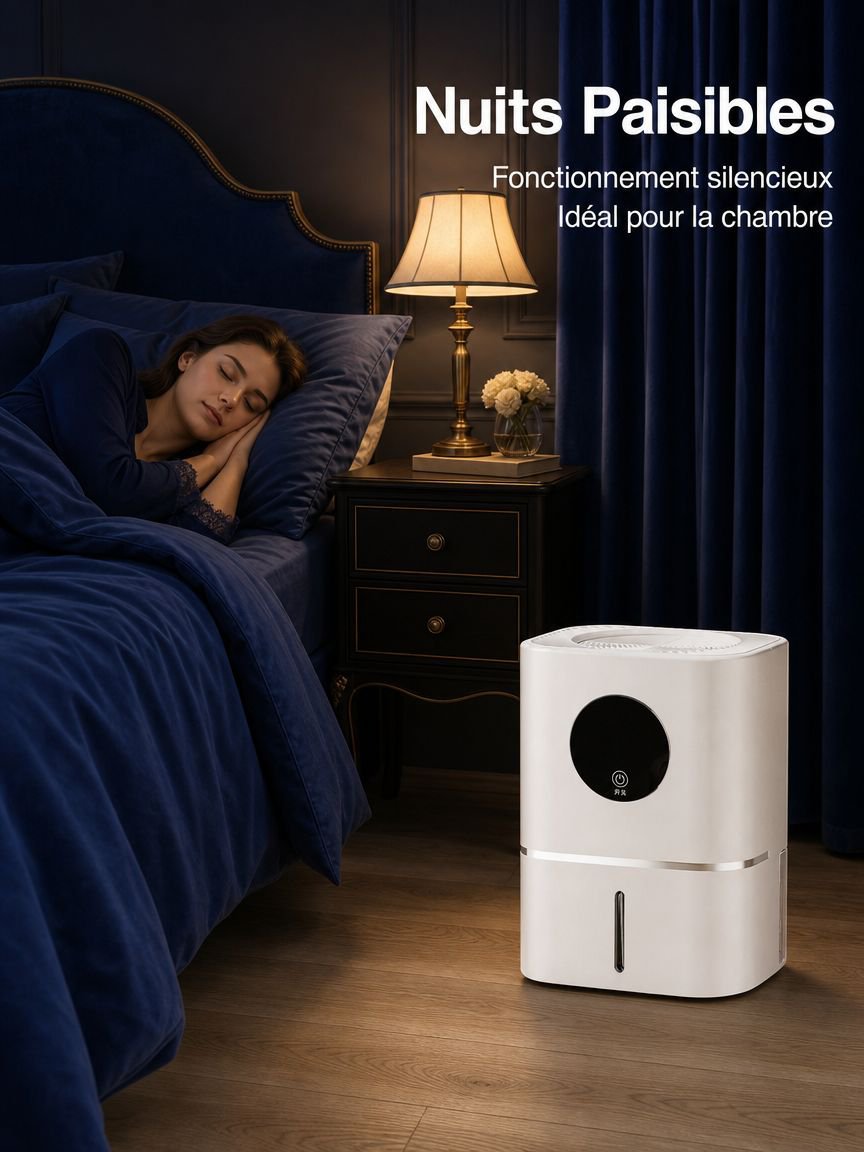 Déshumidificateur d'air domestique pour absorber l'humidité