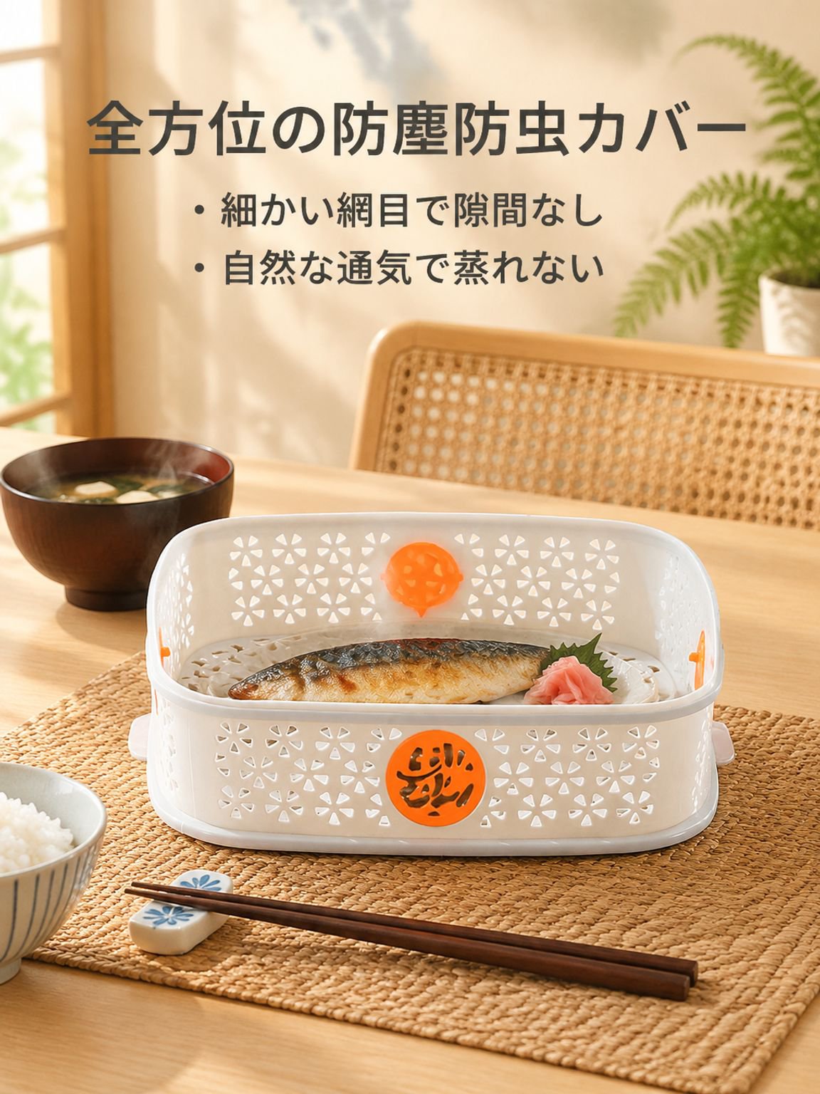家庭用整理プレート 多層の透かし野菜カバー 食卓用の残り物収納プレート 防虫防塵水切りカゴ