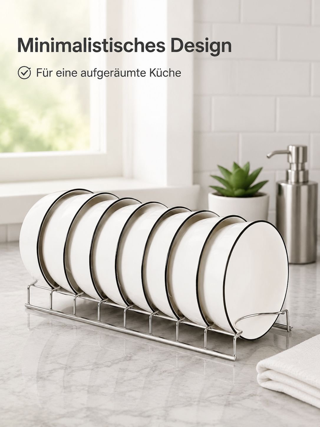 Multifunktionales Geschirrablage-Regal
