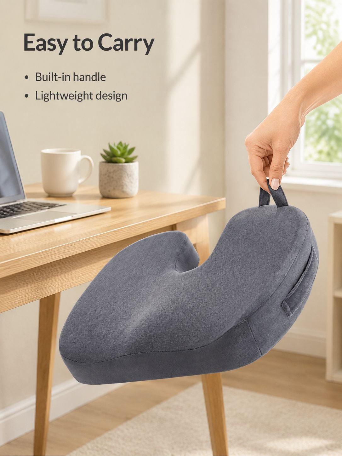 Tailbone decompression cushion