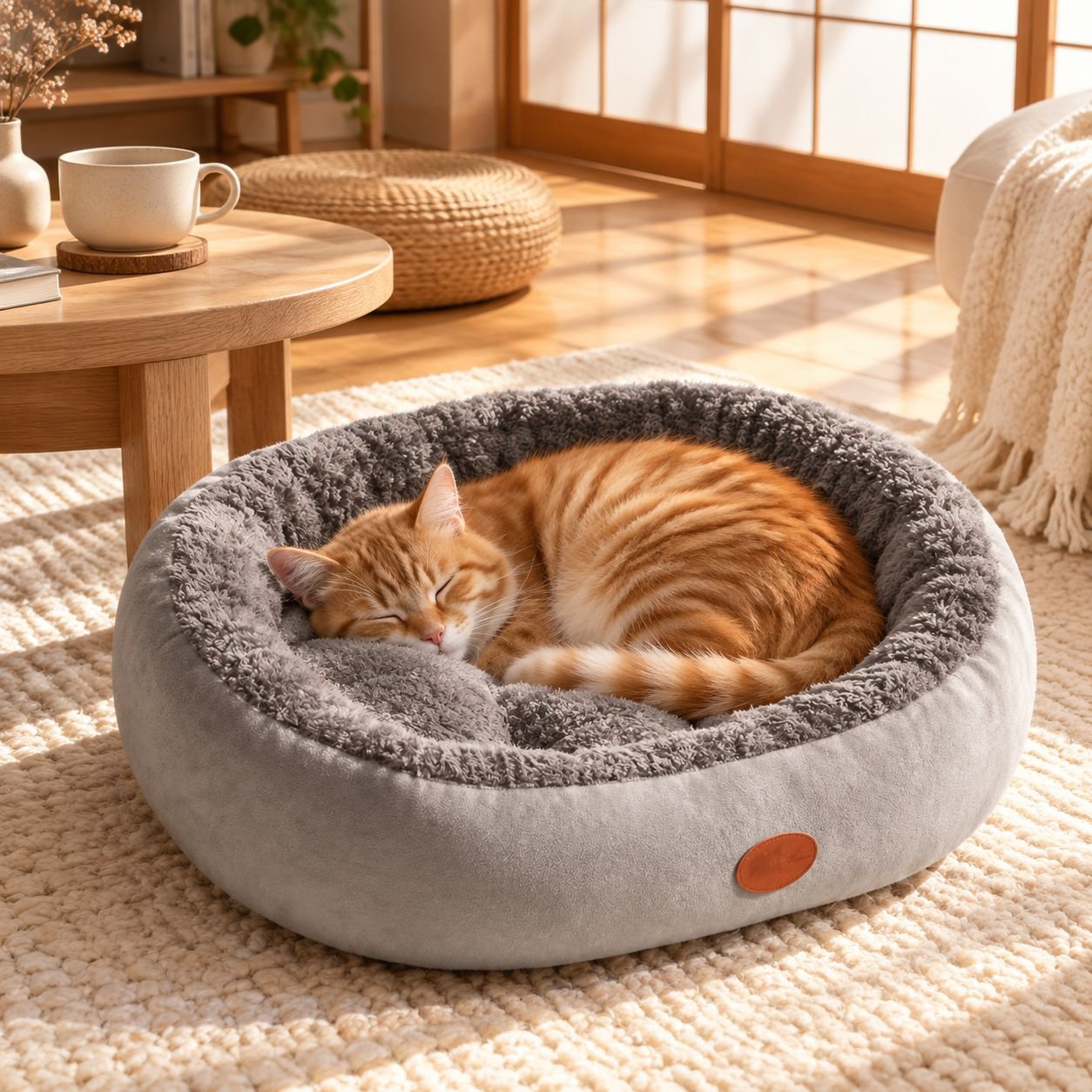 取り外し洗濯可能な冬用猫ハウス、四季通用