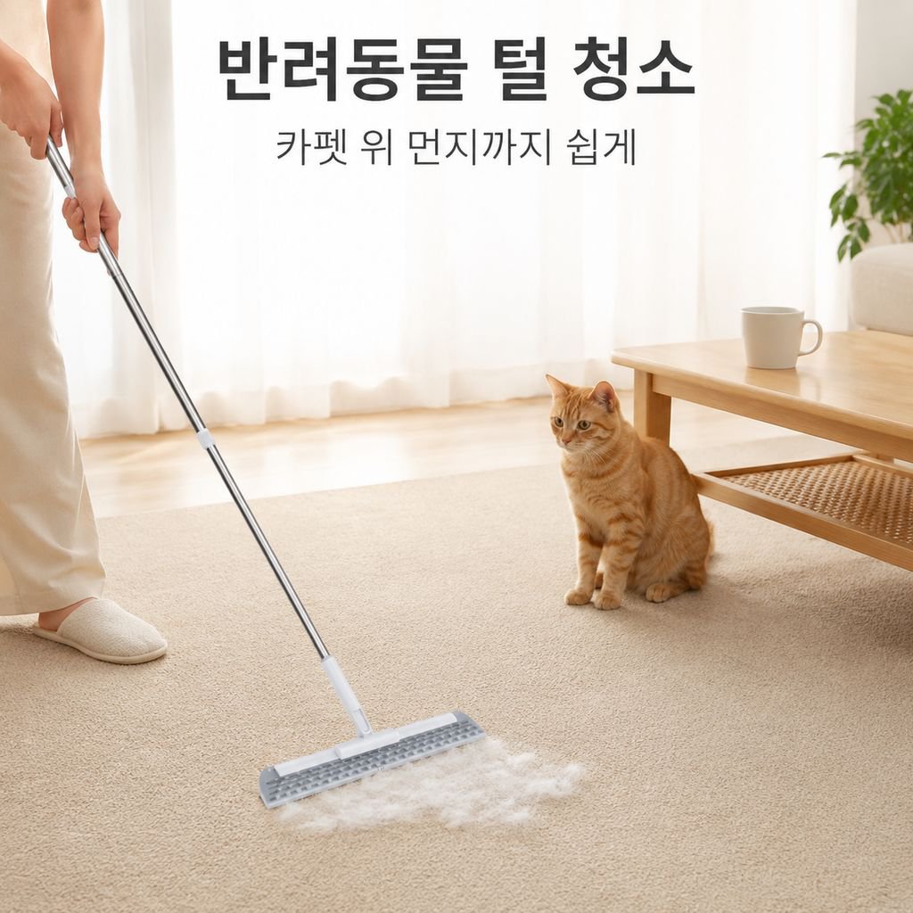 바닥 물기 제거기 건습겸용 매직 빗자루 욕실 화장실 유리 스퀴지