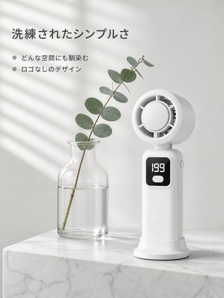 携帯型冷却・温度調節機能付き、屋外用ミニ充電式エアクーラー