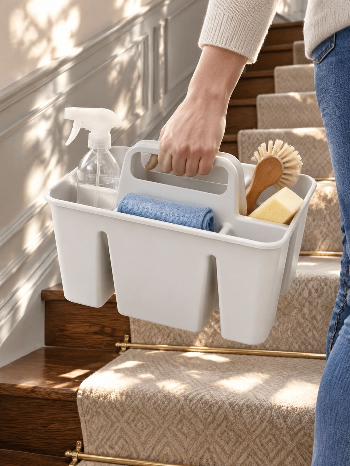 Portable Handheld Storage Cleaning Basket