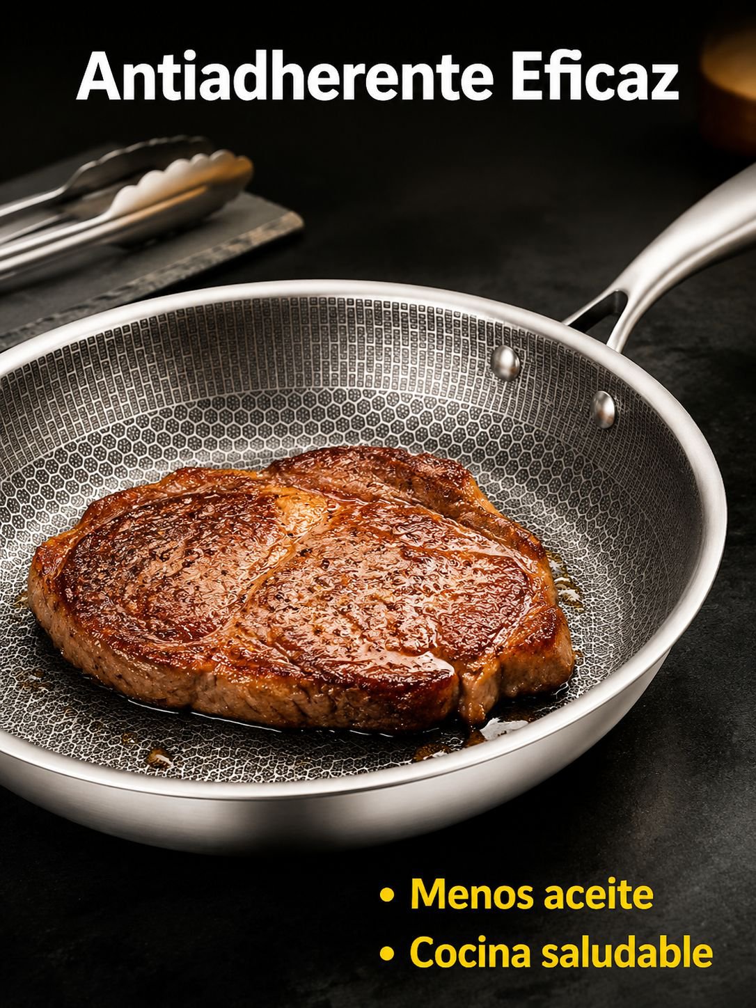Sartén para freír carne de uso doméstico
