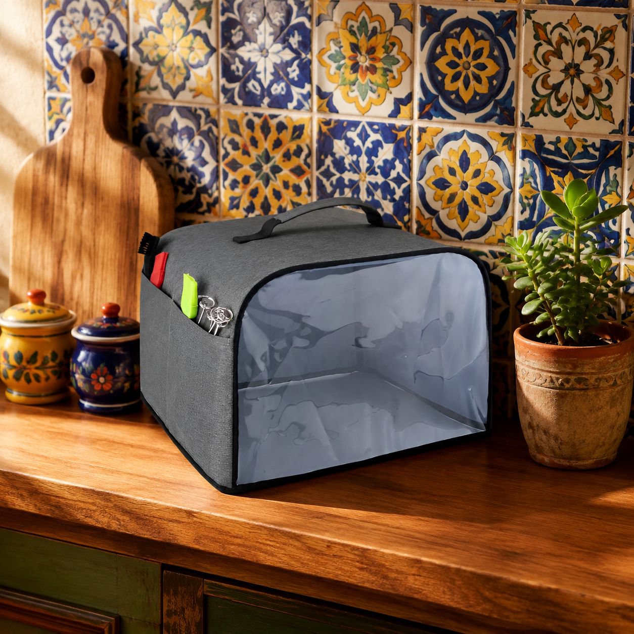 Funda multifuncional impermeable para horno, apta para freidora de aire y tostadora