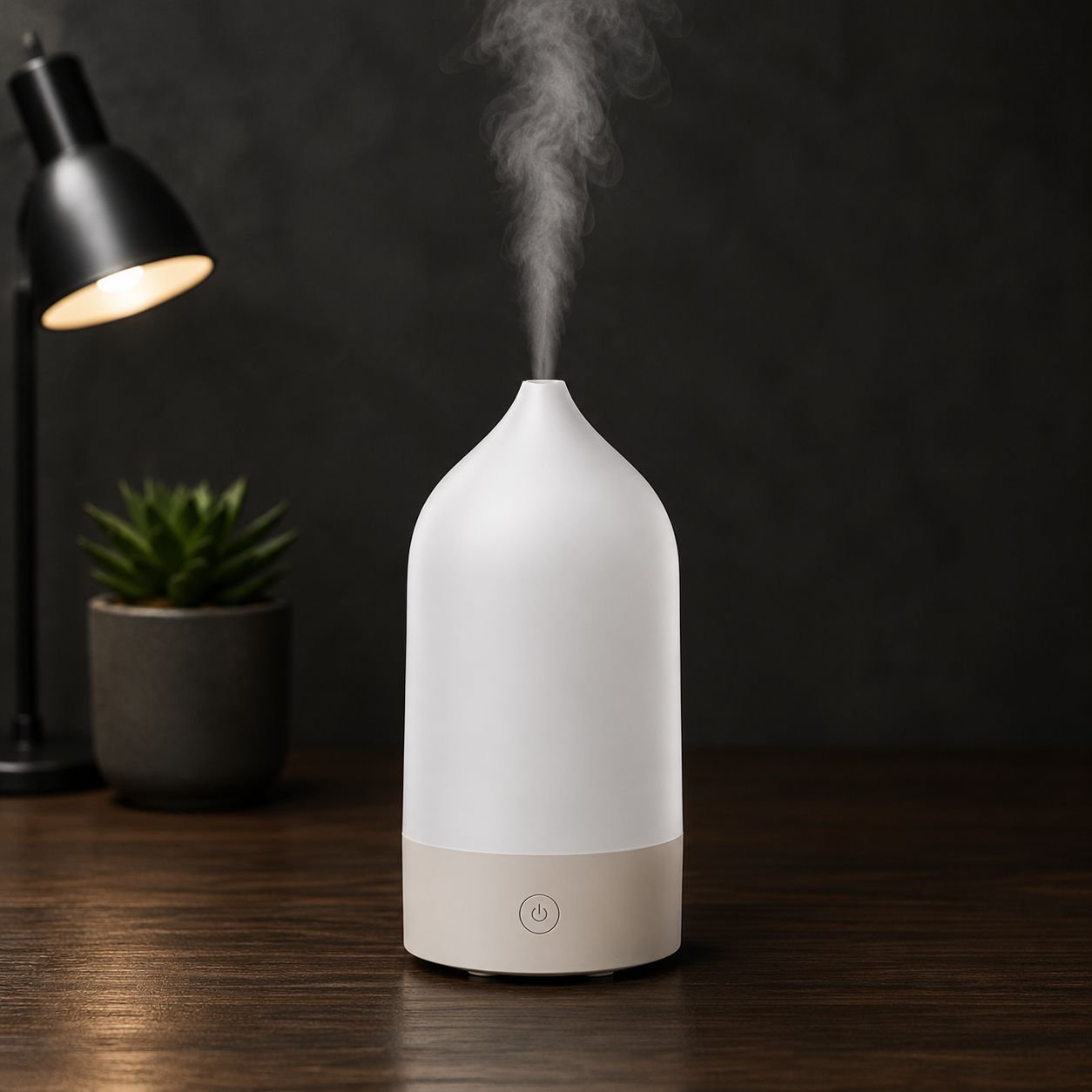 Colorful Vase-Shaped Essential Oil Diffuser and Atmosphere Lamp for Bedroom