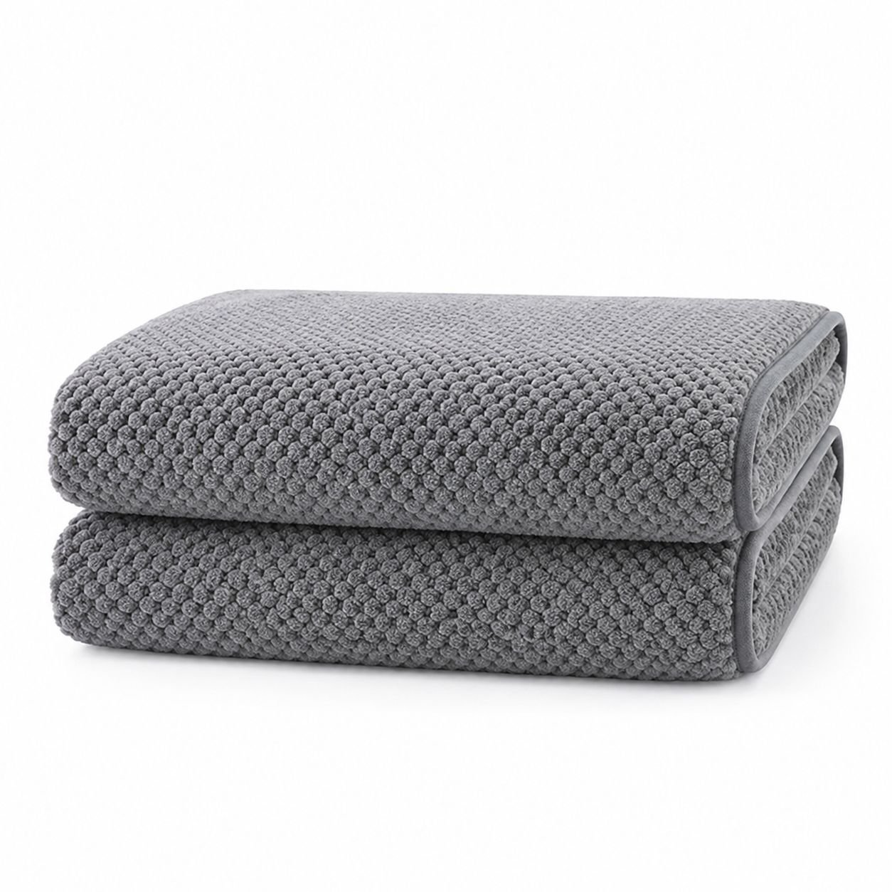 Home Thick Coral Fleece Large Bath Towel, Quick Dry Absorbent, Lint-Free Adult Body Wrap