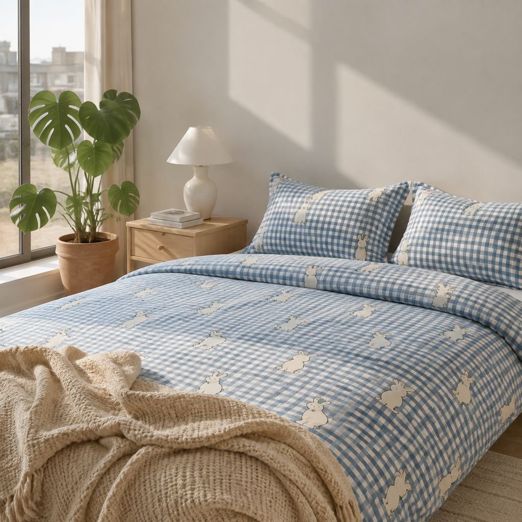 Skin-friendly matte solid color bed sheets and duvet covers