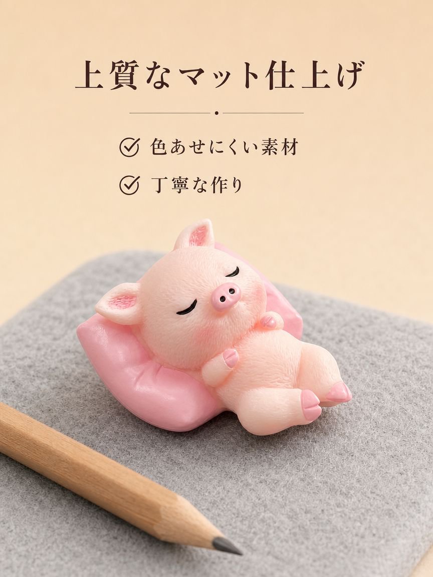 眠っている動物をモチーフにした、可愛らしくて癒される車の装飾品。車の内装、センターコンソール、またはデスクに飾るのに最適です。