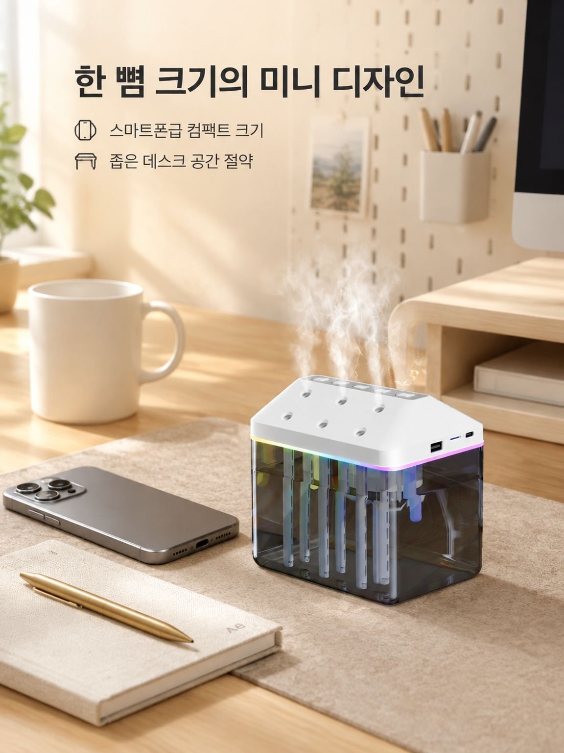 다이내믹 미스트 가습기 겸 블루투스 스피커