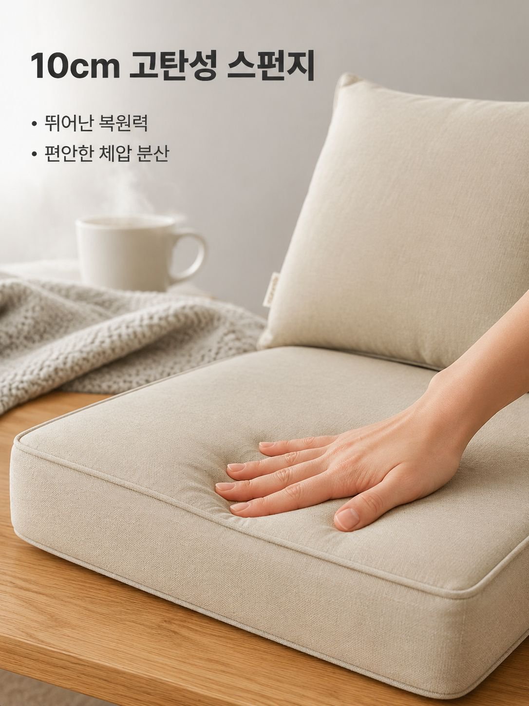 의자 베개 매트 세트 내구성 세그먼트 소파 좌석