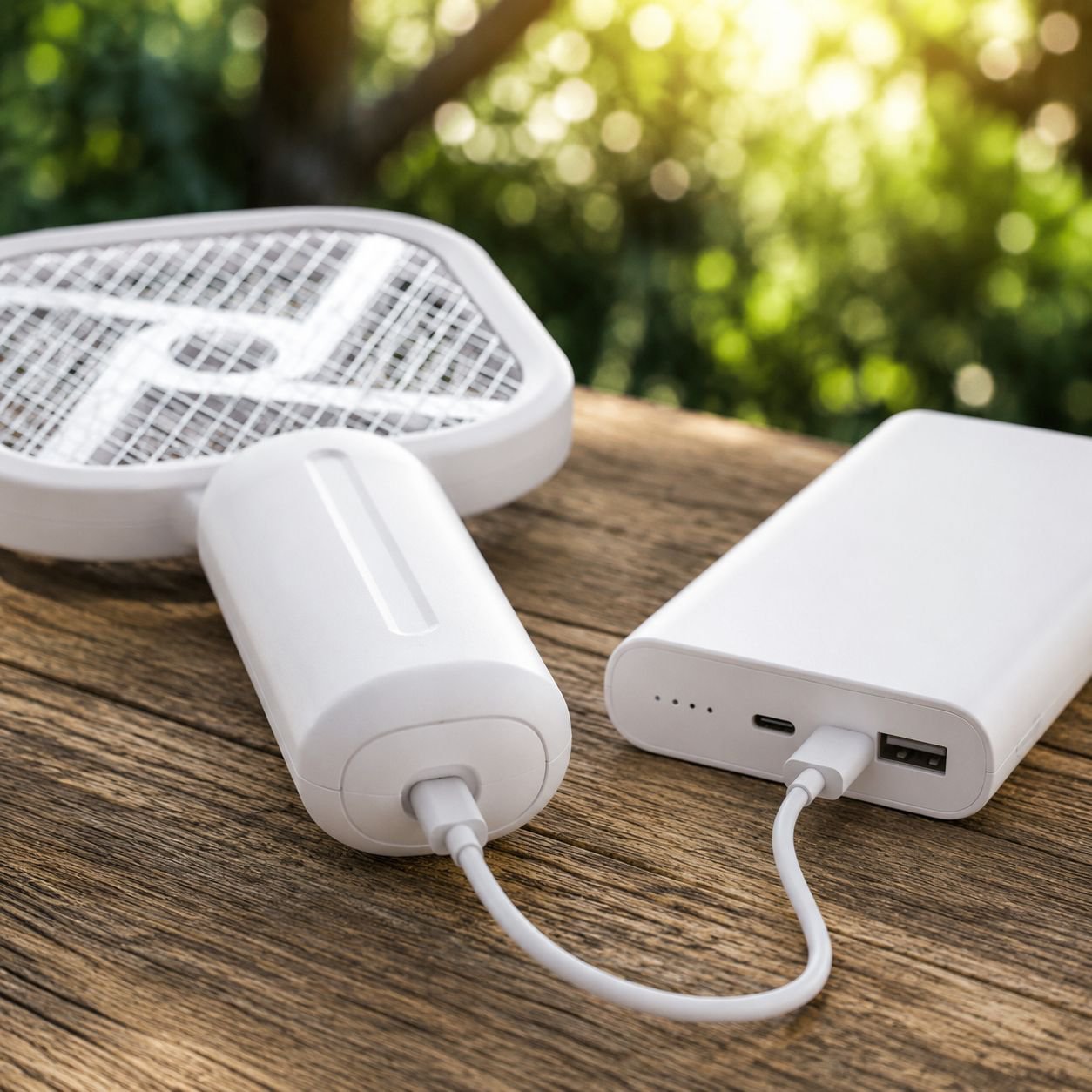 USB charging mosquito swatter