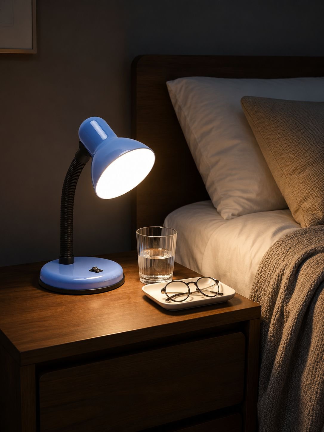 Lampe de bureau LED à ampoule remplaçable