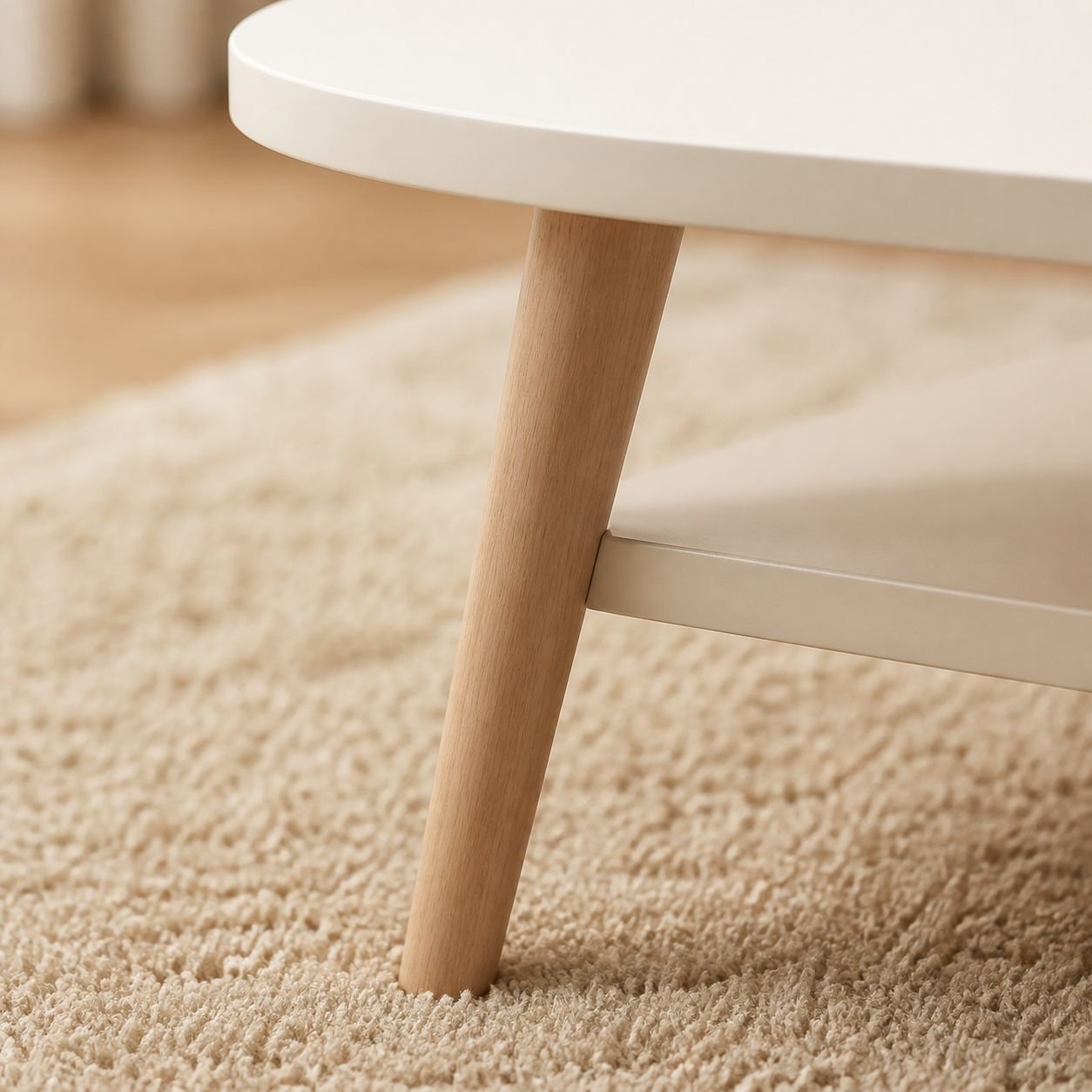 Simple Coffee Table for Small Apartment Living Room
