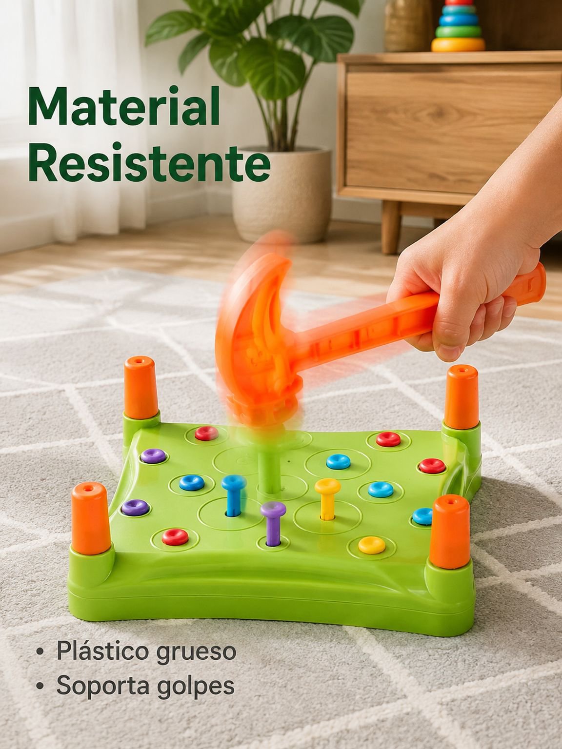 Mesa de Bolas de Colores para el Desarrollo Cognitivo Infantil