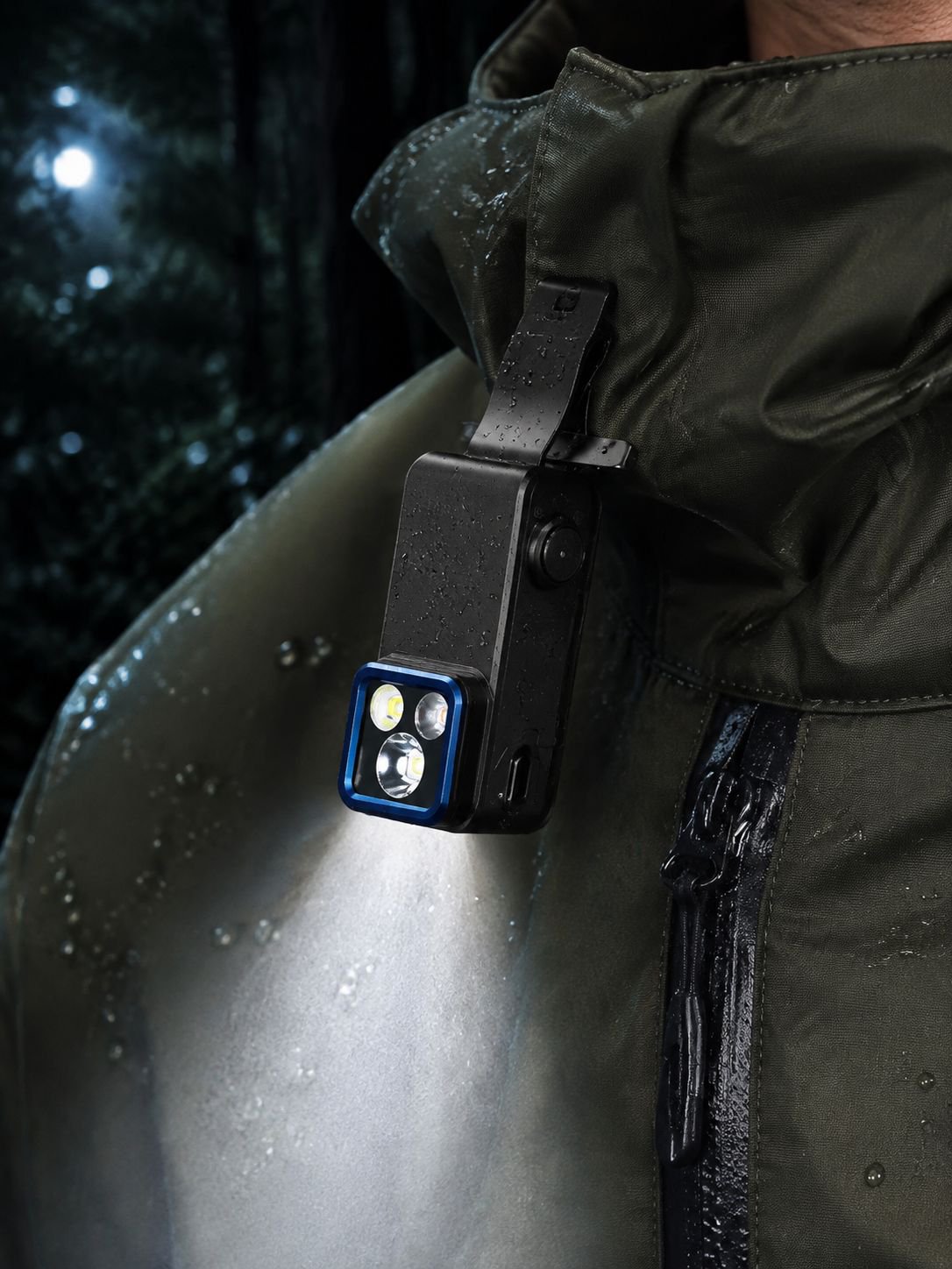 500LM USB-C oplaadbare zaklamp voor wandelen en noodgevallen