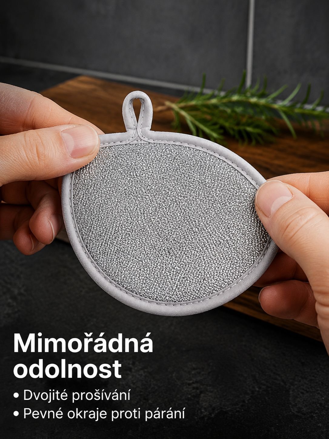 Oboustranná drátěná houbička