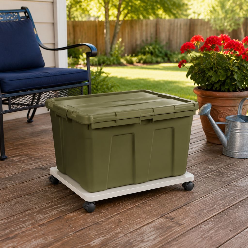 Heavy Duty Storage Base with Smooth Wheels