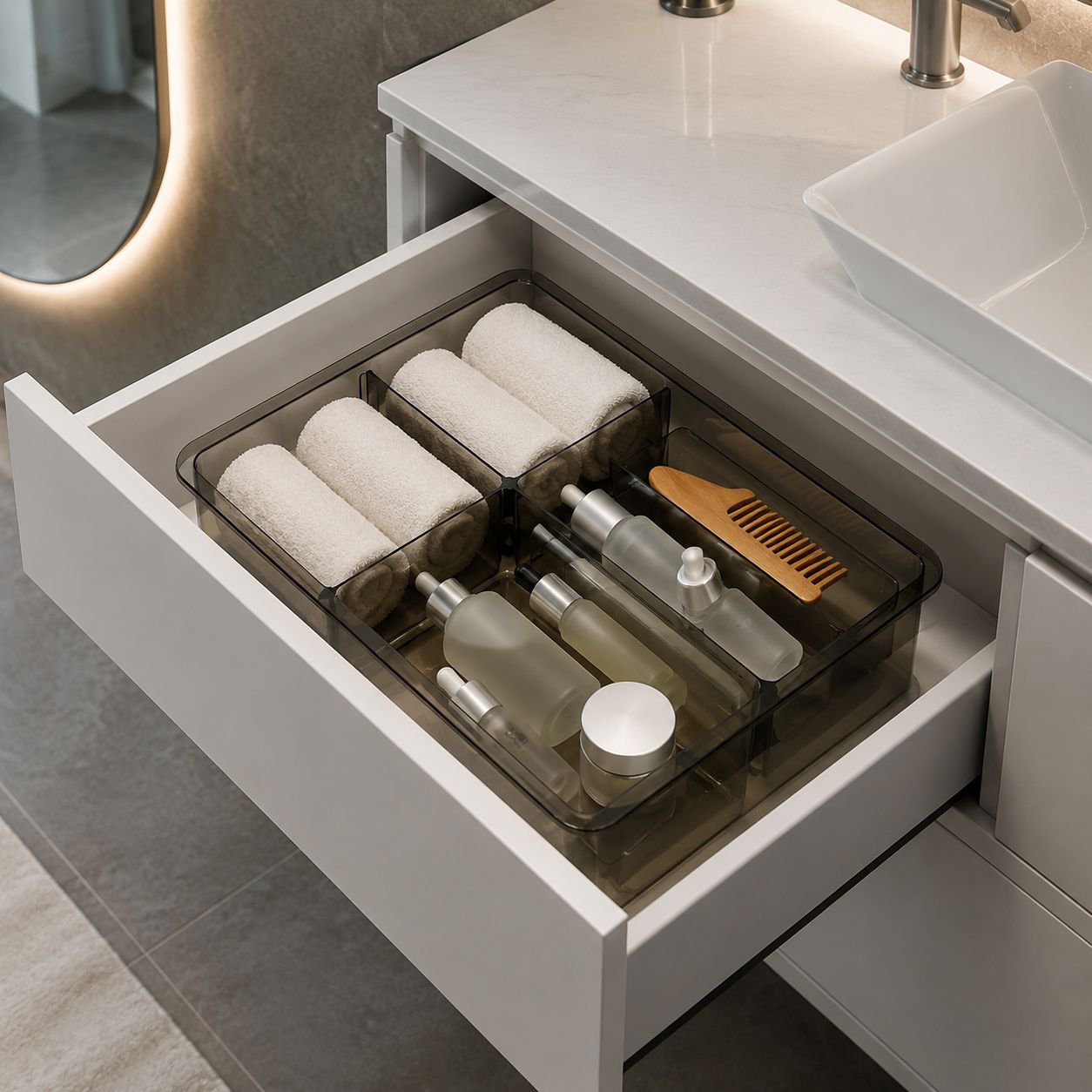 Multifunctional Drawer Partition Organizer