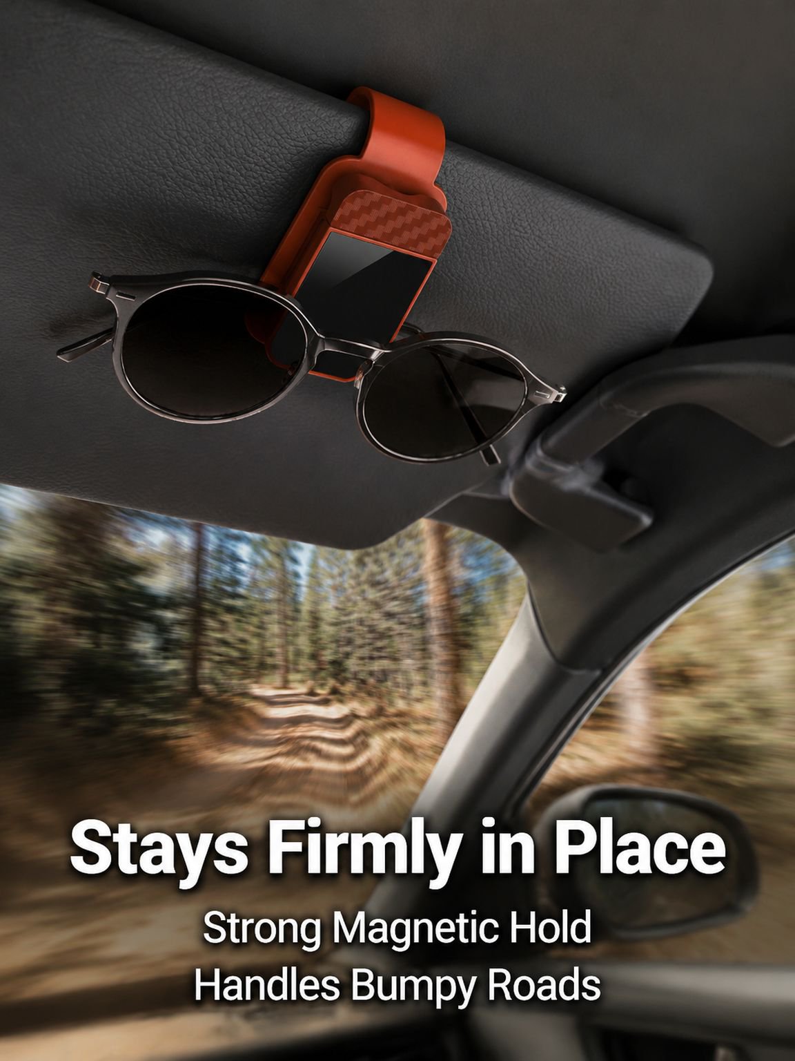 Car glasses clip magnetic