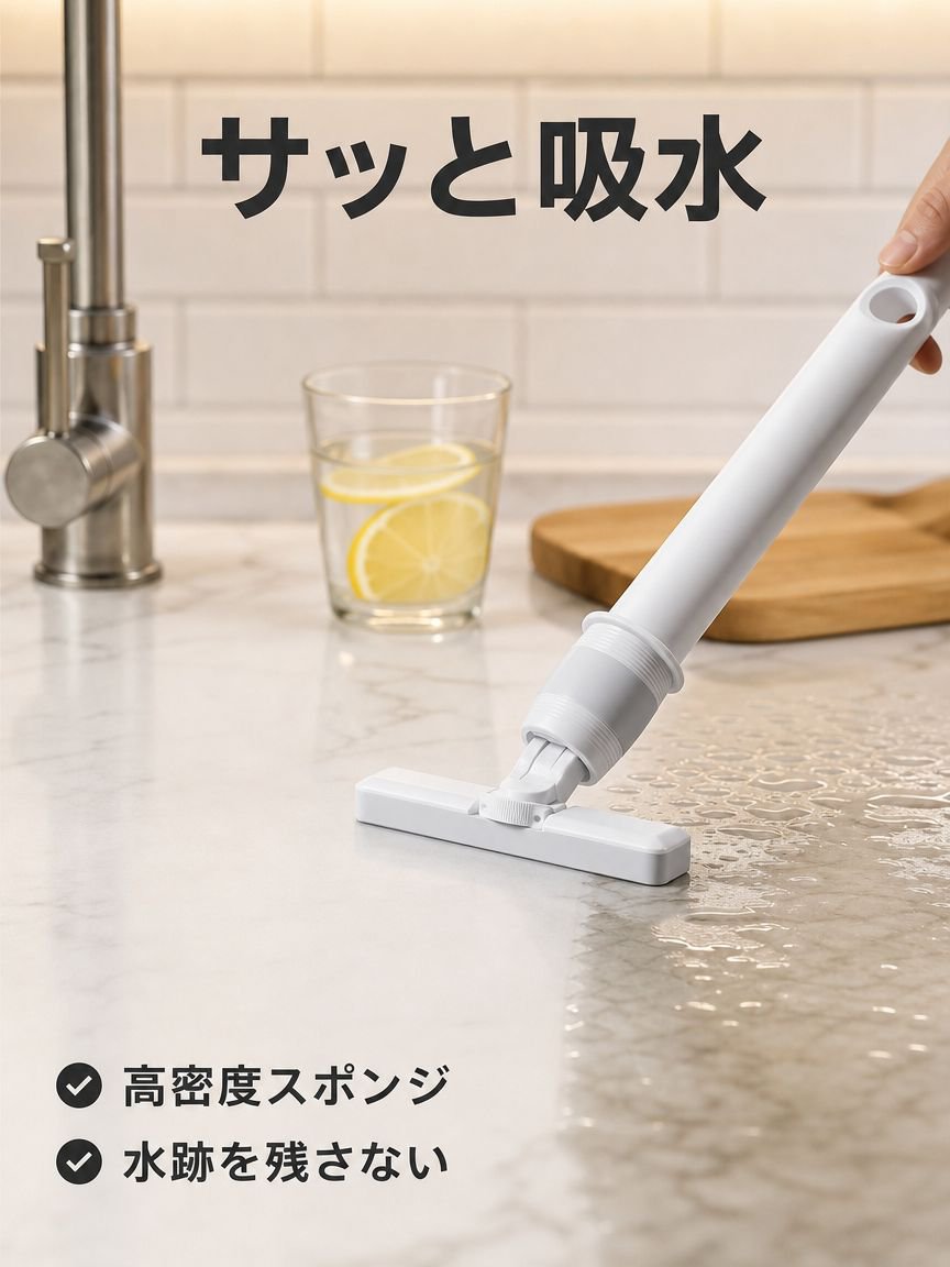 高性能小型ハンディモップ 吸水モップ