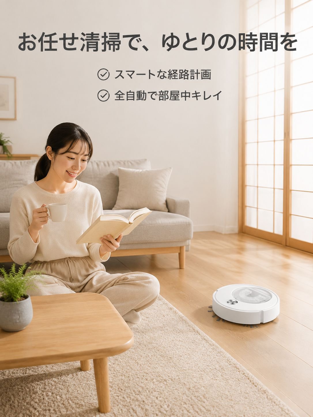 全自動スマート掃除ロボット