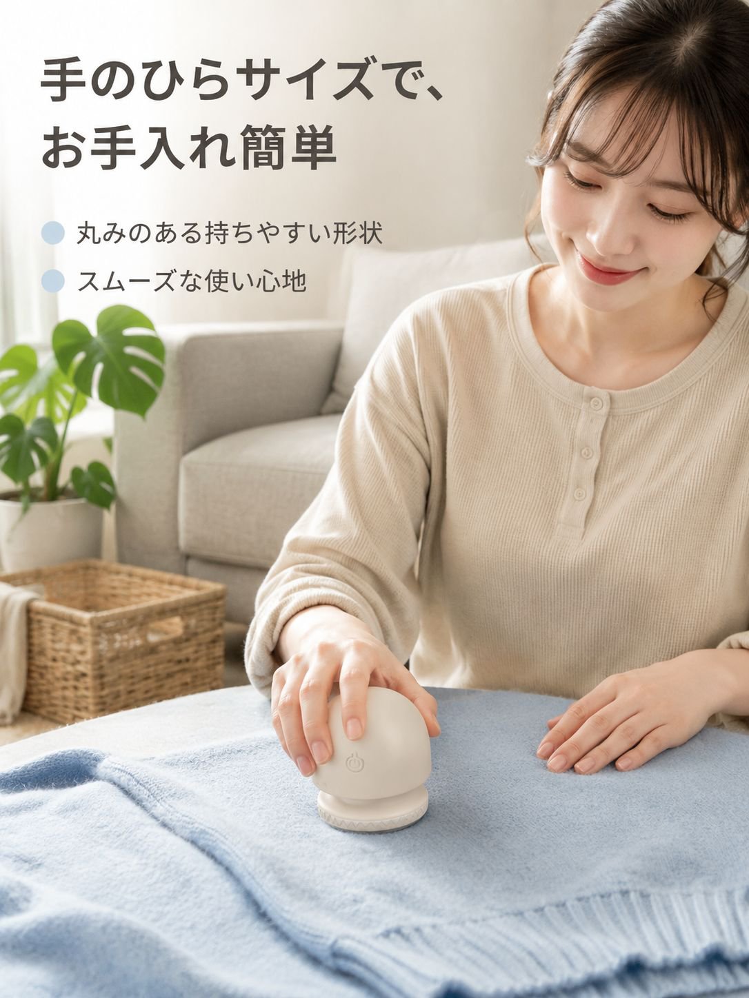 多機能充電式衣類毛玉取り器