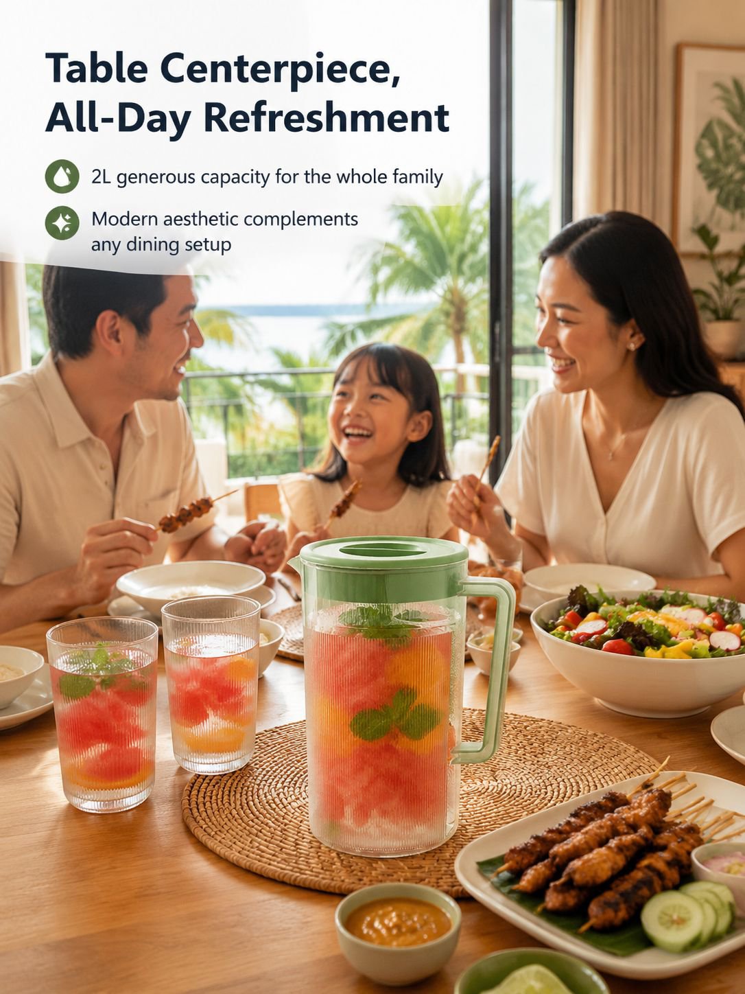 Large capacity heat-resistant cold water kettle, household juice bucket