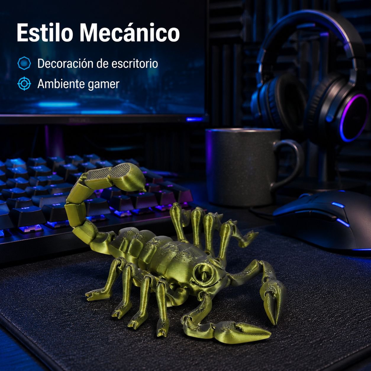 Escorpión impreso en 3D