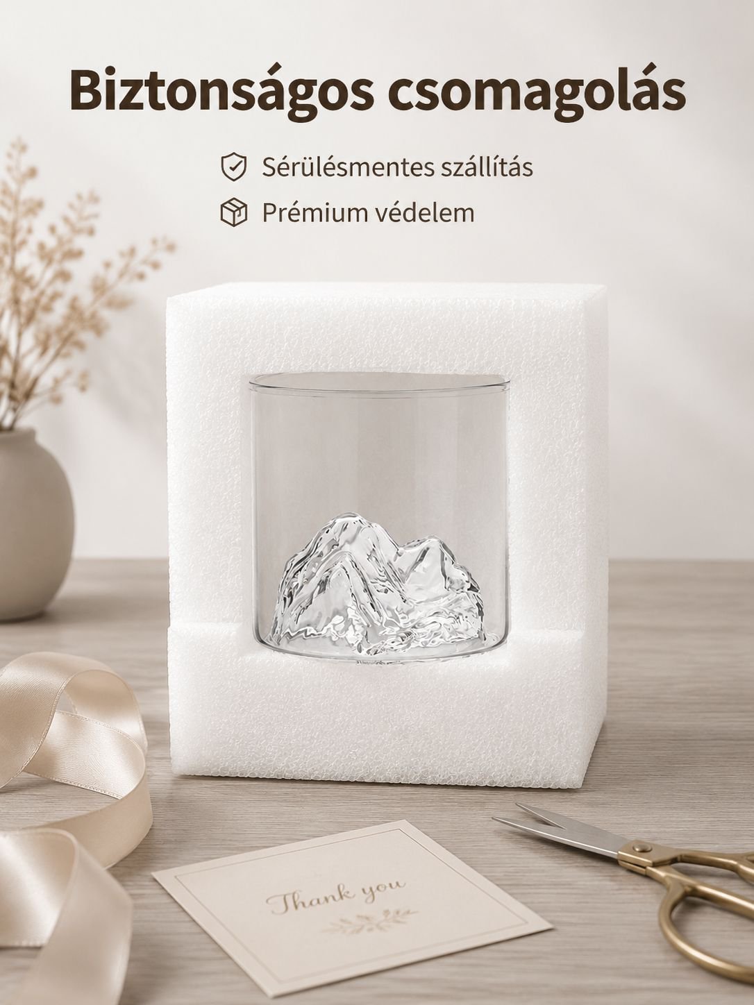 Stílusos pohár whisky kóstoláshoz