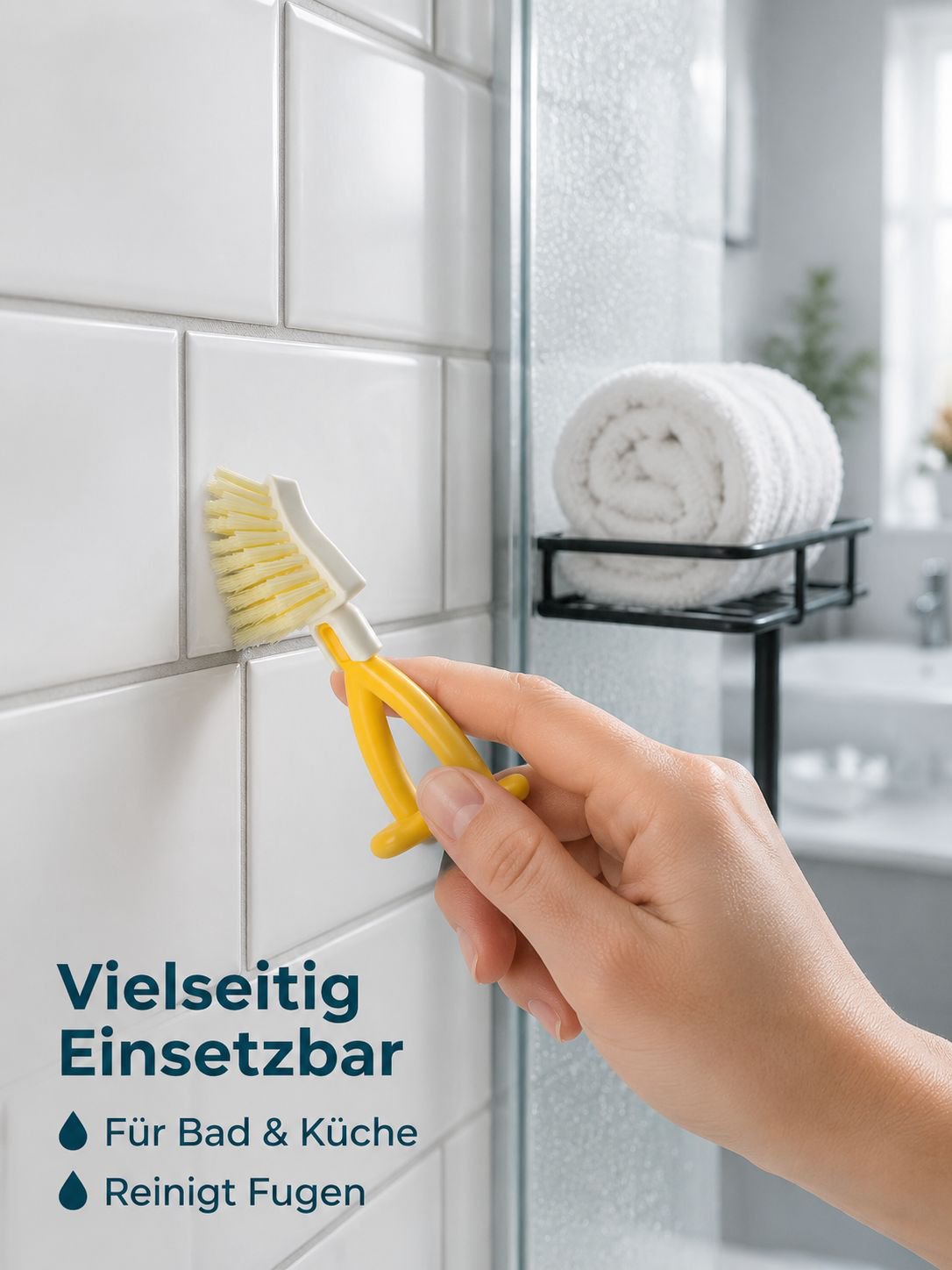 Multifunktionale faltbare Dreieck-Bürste