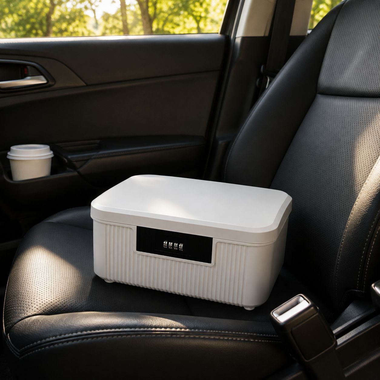 Easy to install car storage lock box