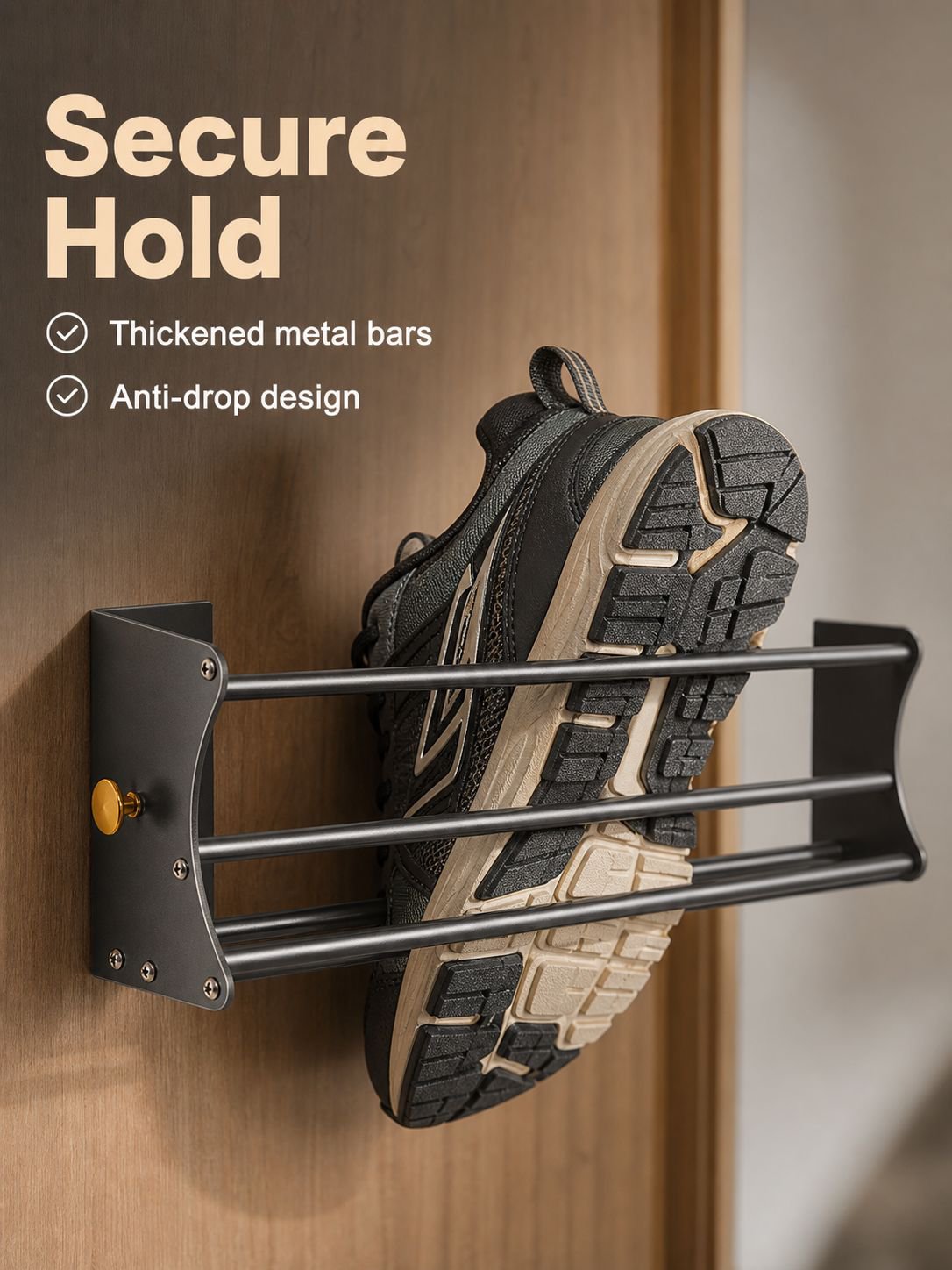 Over-the-Door No-Drill Slipper Storage Rack