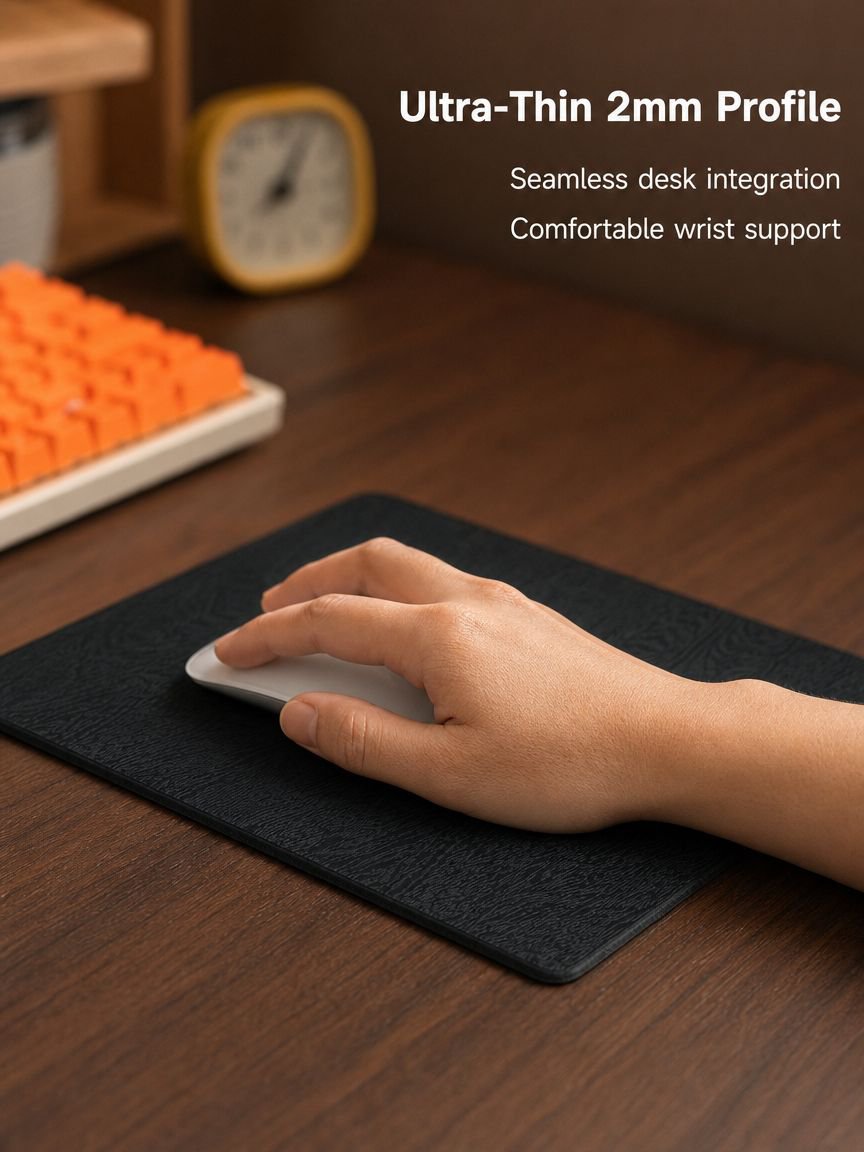 Wood texture mouse pad for home and office