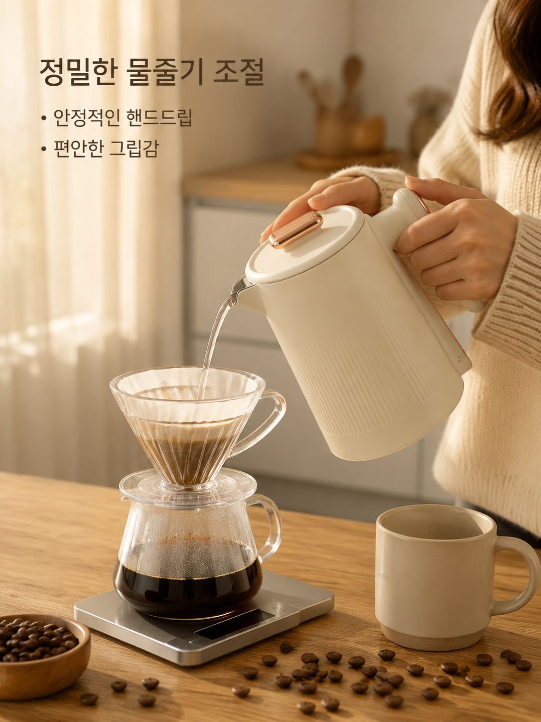 스테인리스 스틸 전기 주전자