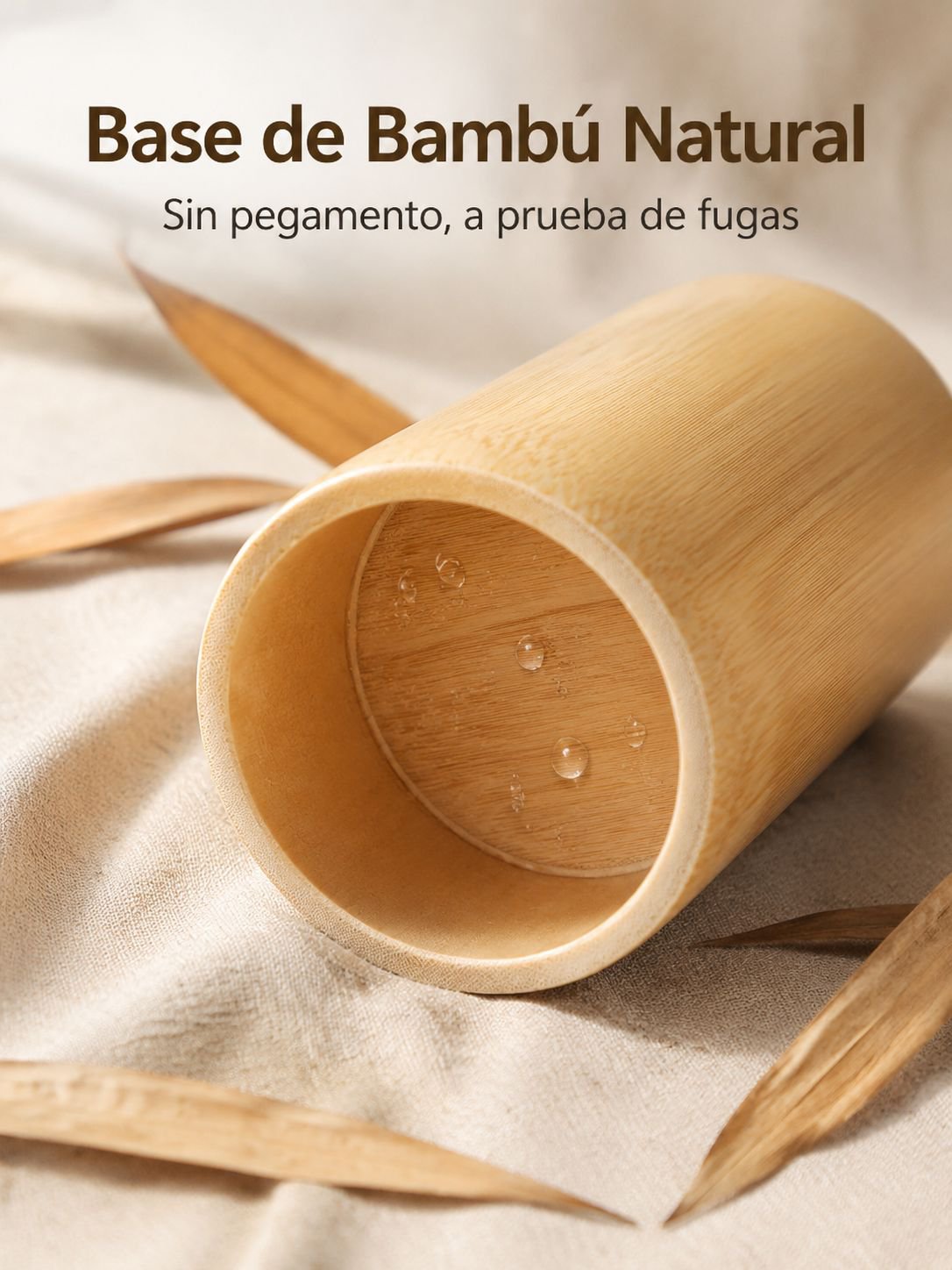 Organizador de cocina de bambú para cubiertos de uso diario