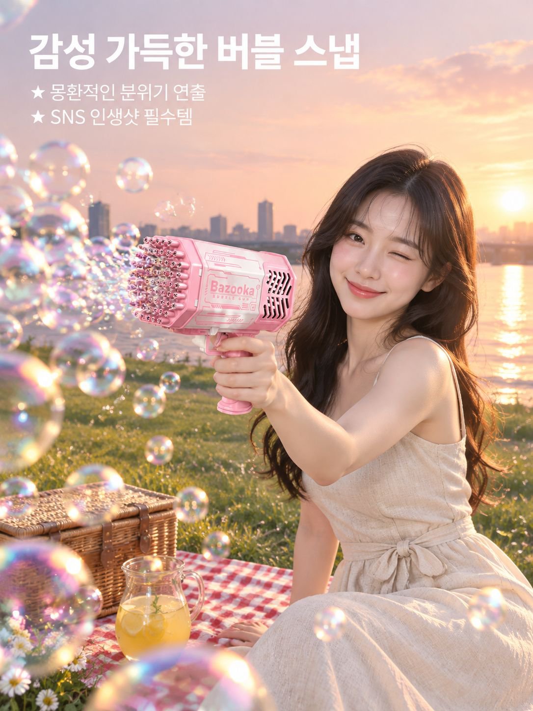어린이 자동 버블 머신