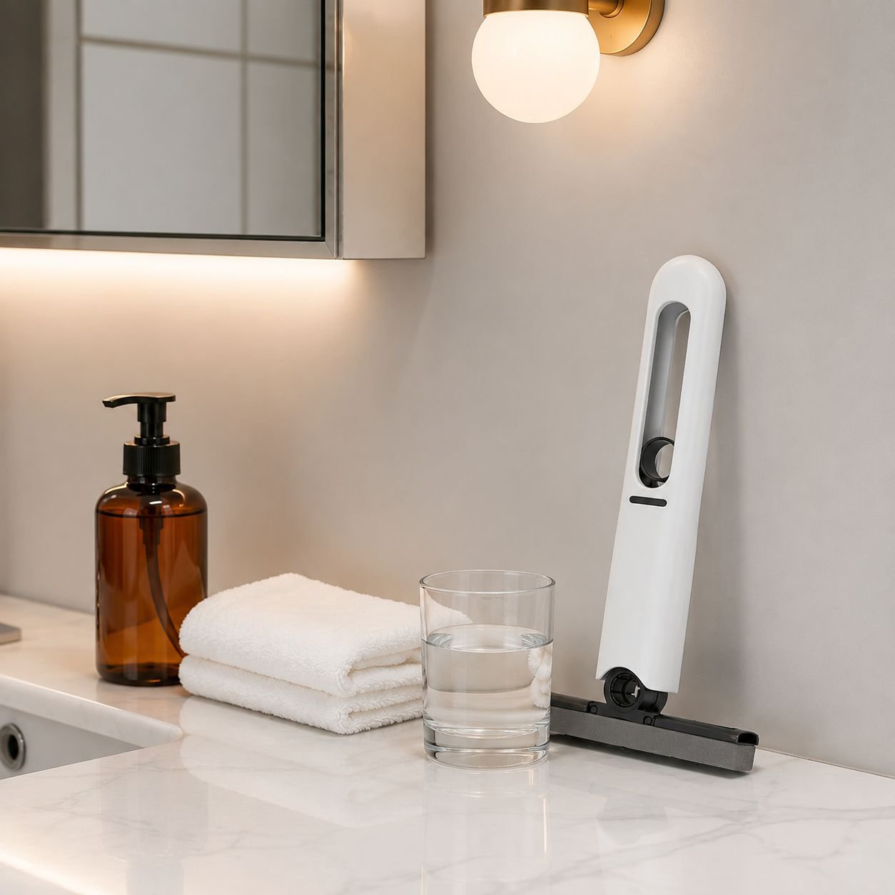 Easy-to-use mini mop for home and office