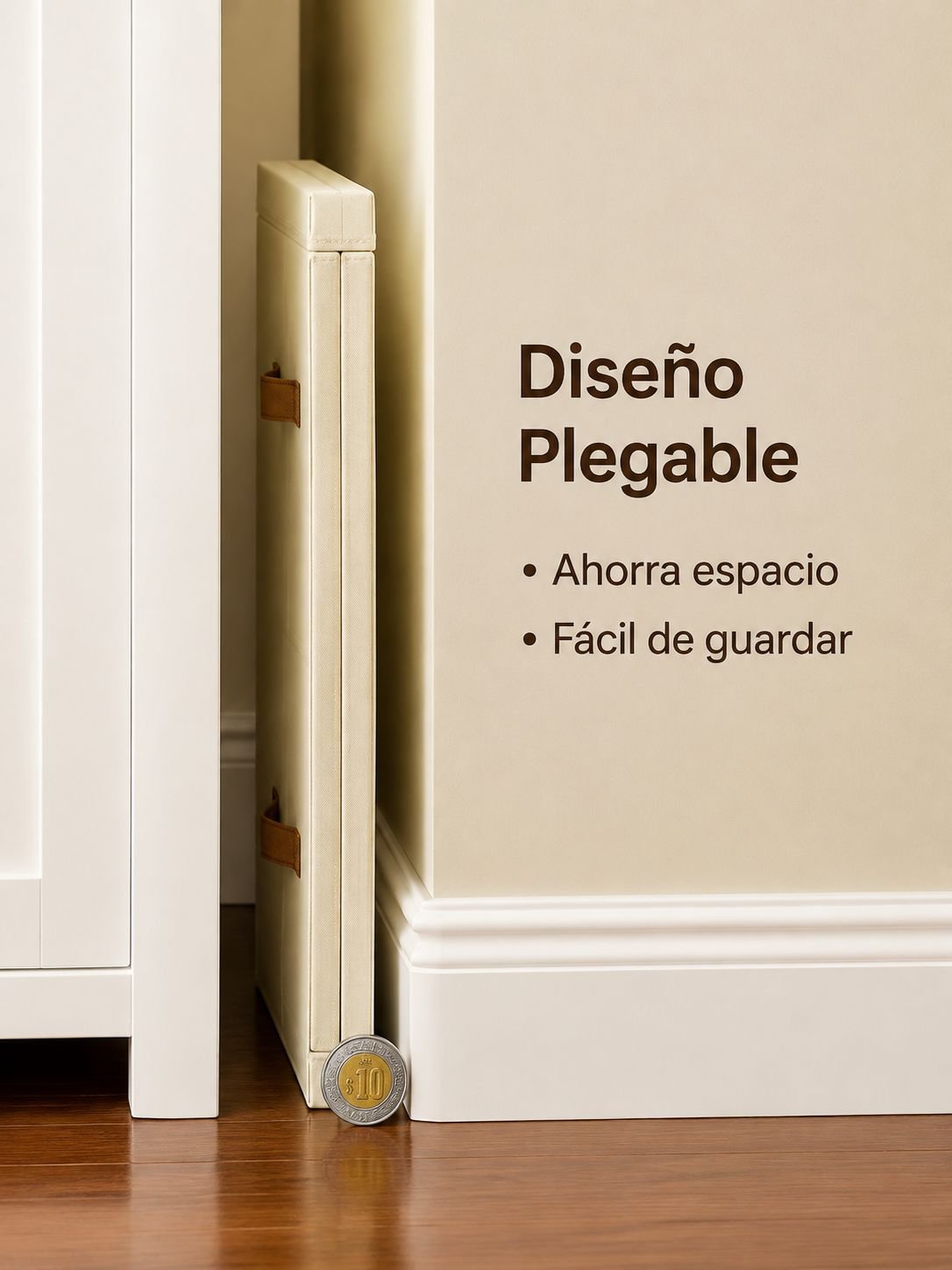 Caja de almacenamiento de tela plegable con apertura lateral