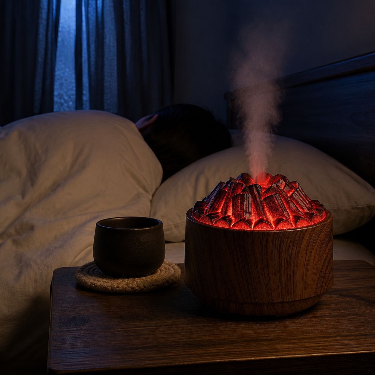 USB Mini Humidifier, Silent Home Aroma Diffuser, High Mist Output