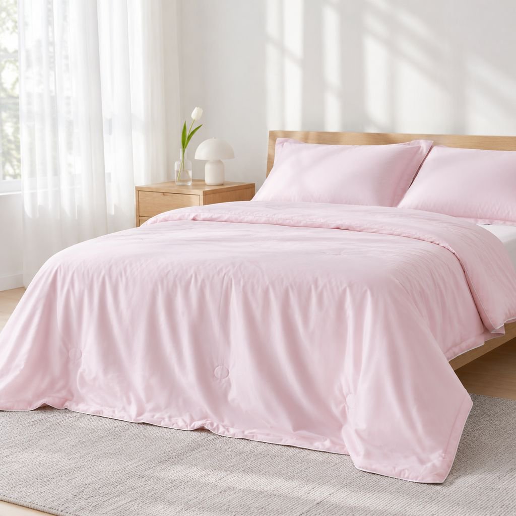 미니멀리즘 솔리드 이불 커버 세트