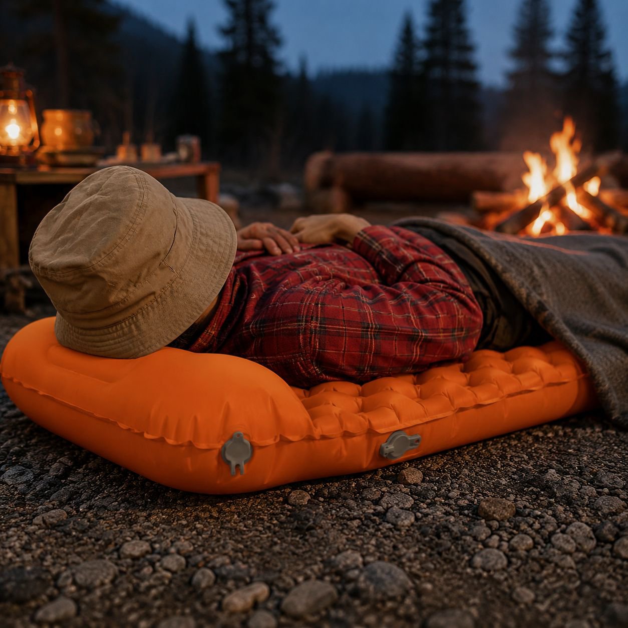 Outdoor Camping Inflatable Sleeping Mat