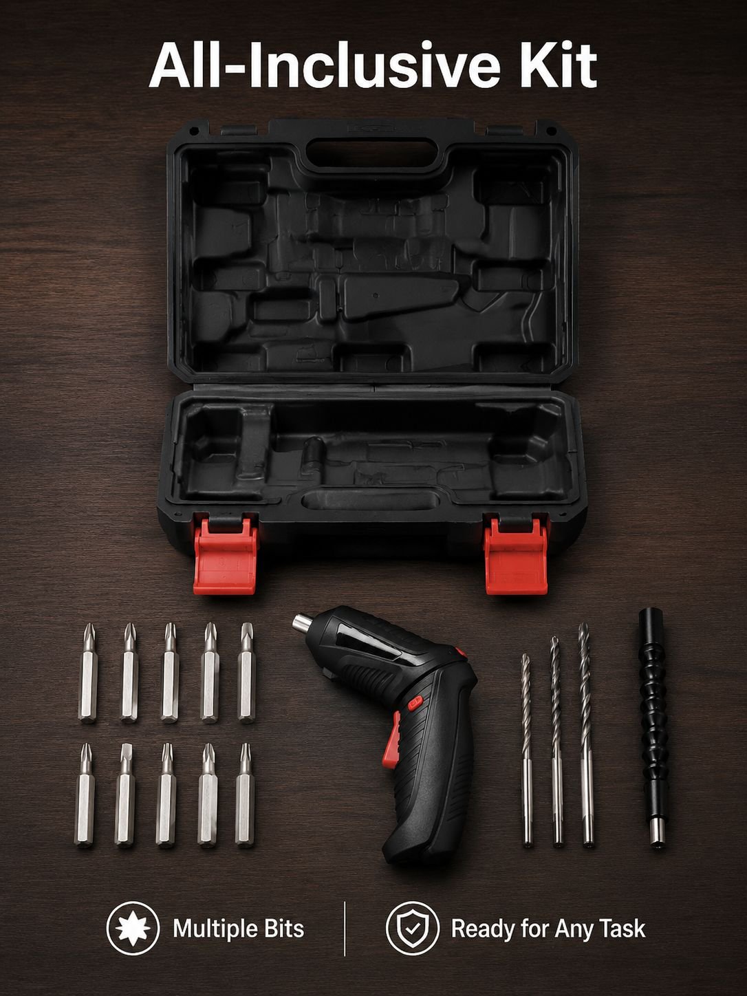 Multifunctional Electric Screwdriver Set Rechargeable Hand Drill Electric Starter