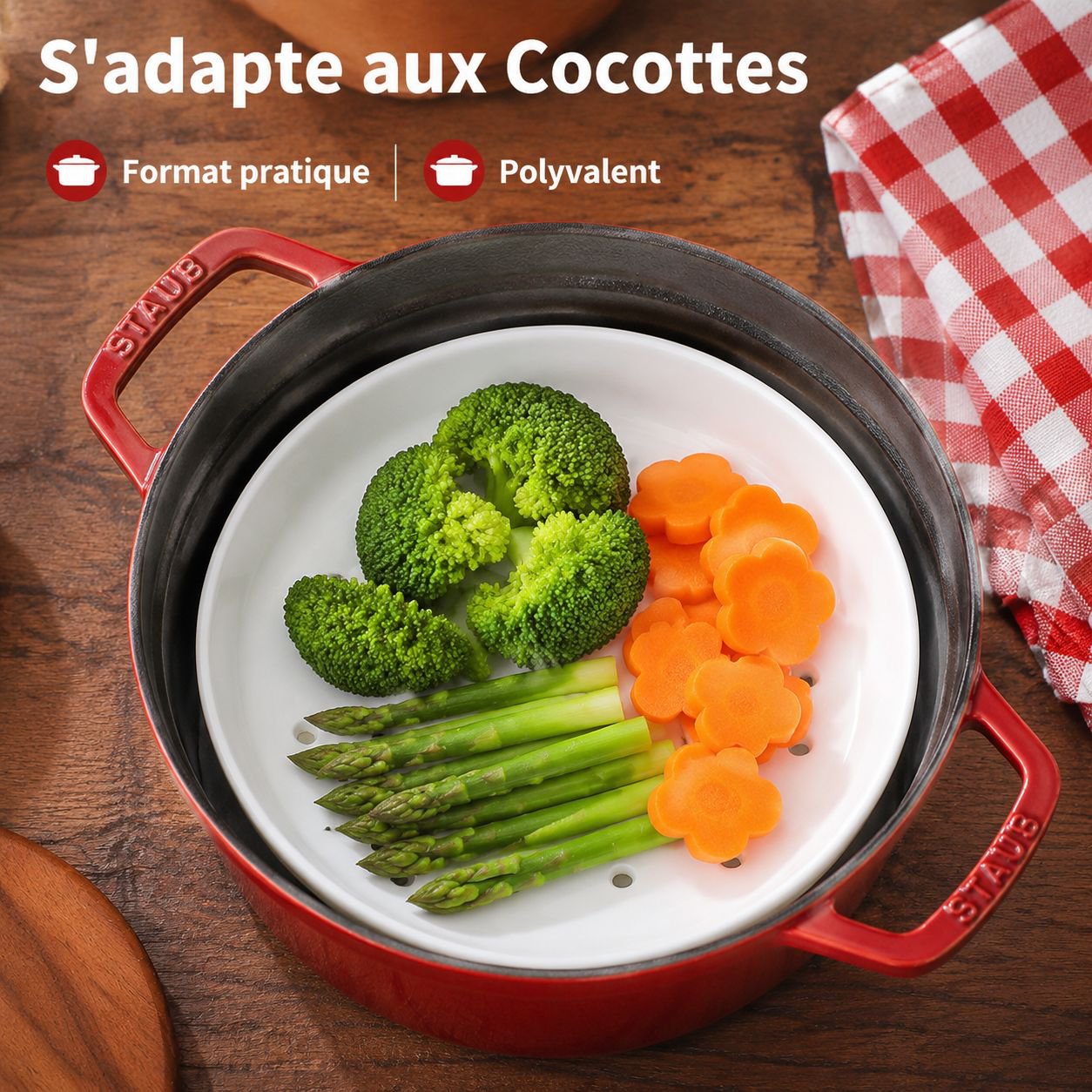 Plateau à vapeur multifonction