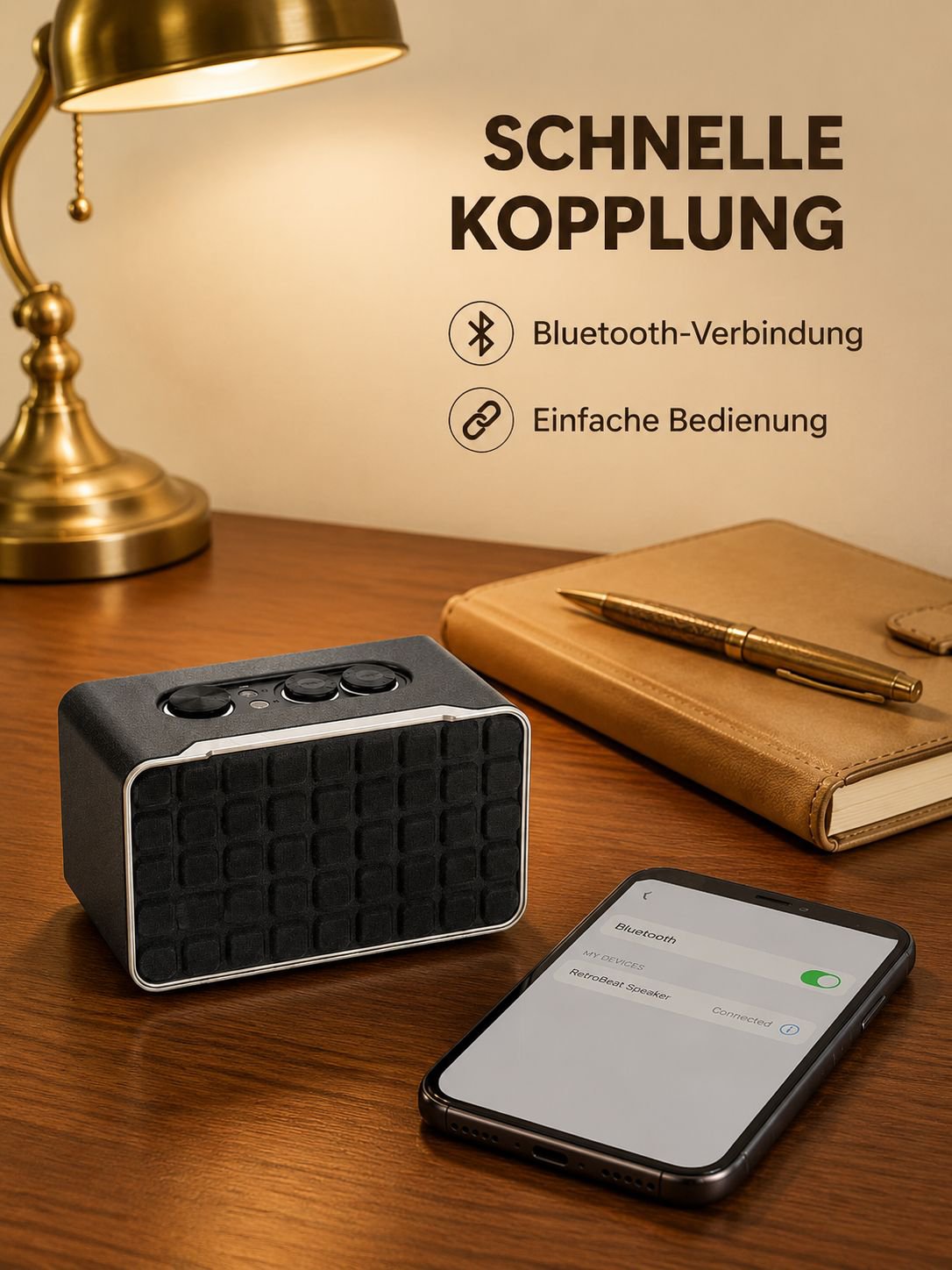 Kabelloser Bluetooth-Basslautsprecher