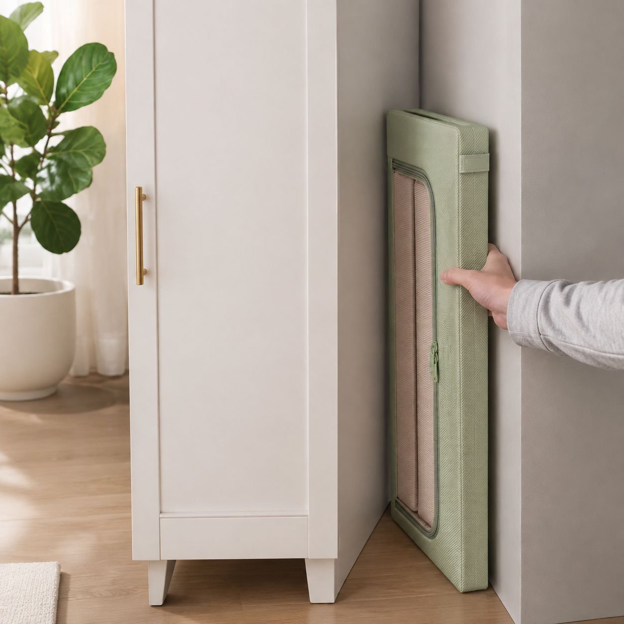 Breathable clothes storage organizer for home