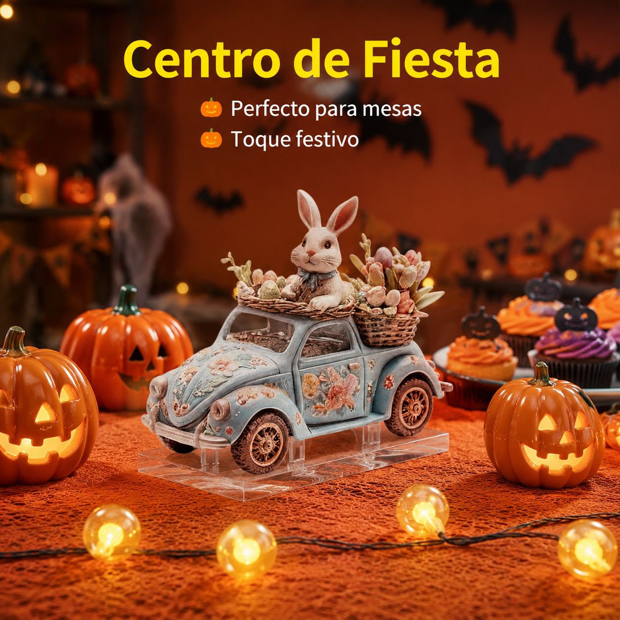 Suministros festivos, adorno lindo de acrílico para sala de estar