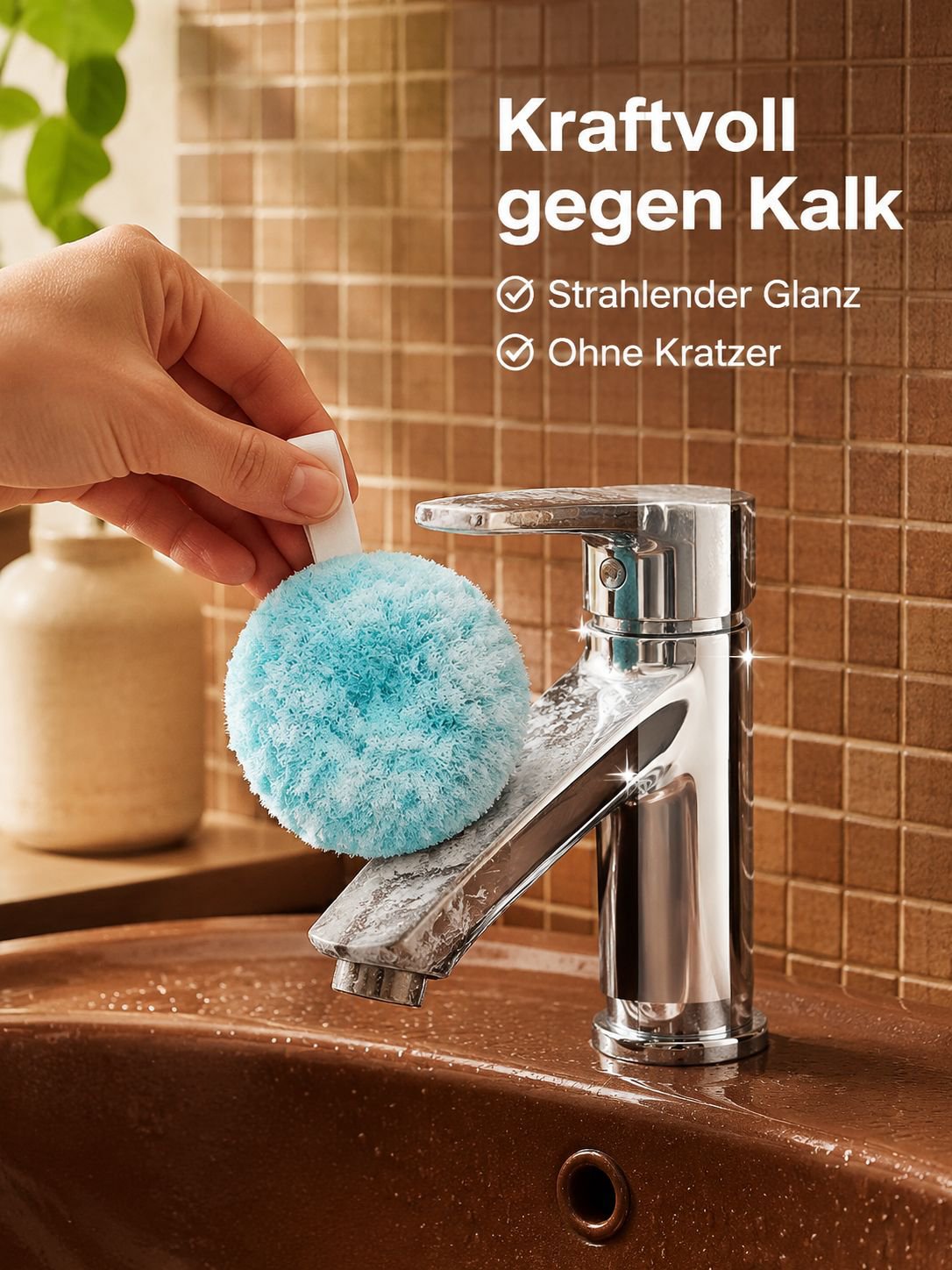 Effizienter antibakterieller Reinigungsball für das Badezimmer